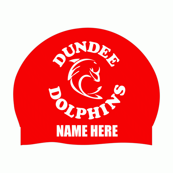 N. Dolphins Swim Cap w/Name